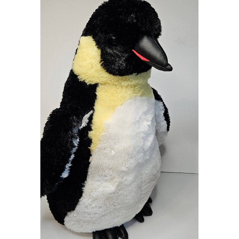 Emperor Penguin Plush Aurora Stuffed Animal Toy White Black 18" REALISTIC